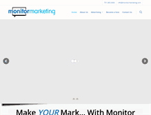 Tablet Screenshot of monitormarketing.com